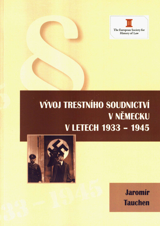 Vývoj trestního soudnictví v Německu v letech 1933-1945