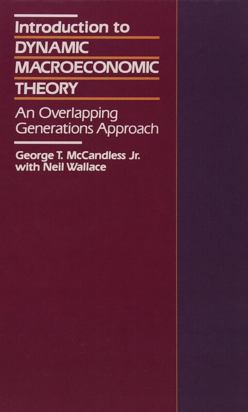 Introduction to Dynamic Macroeconomic Theory: An Overlapping Generations Approach