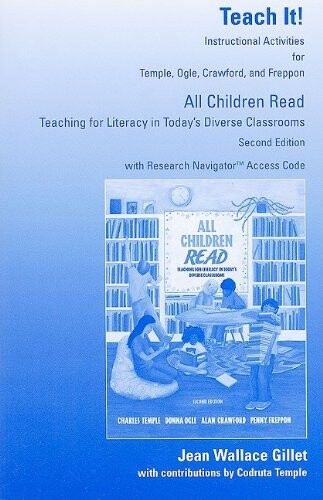 Teach It! Student Instructional Activities (Valuepack item only) for All Children Read: Teaching for Literacy in Today's Diverse Classroom