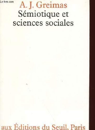 Sémiotique et sciences sociales :