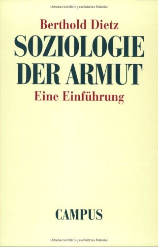 Soziologie der Armut. Eine Einführung.