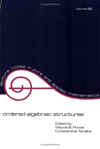 Ordered algebraic structures