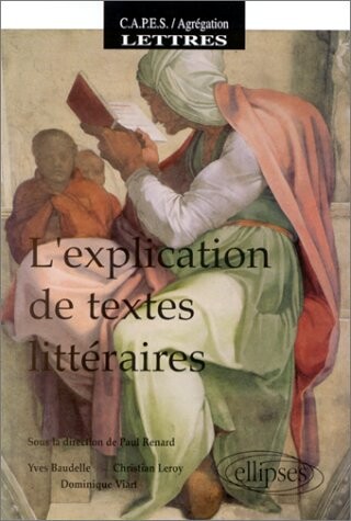 L Explication De Textes Literaires (French Edition)