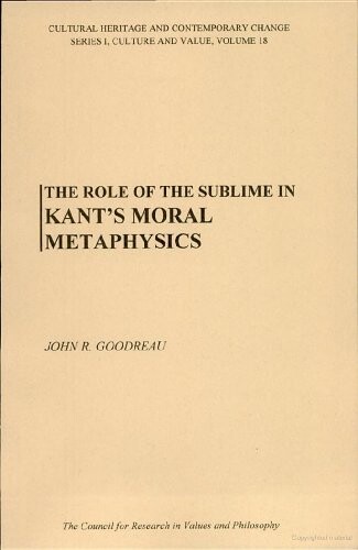 The role of the sublime in Kant's moral metaphysics
