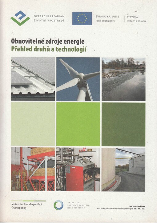 Obnovitelné zdroje energie.Přehled druhů a technologií