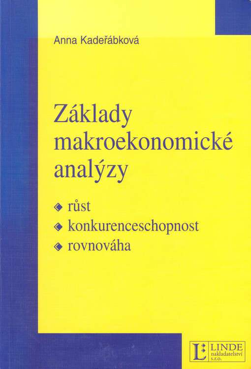 Základy makroekonomické analýzy: růst, konkureschopnost, rovnováha