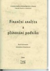 Finanční analýza a plánování podniku