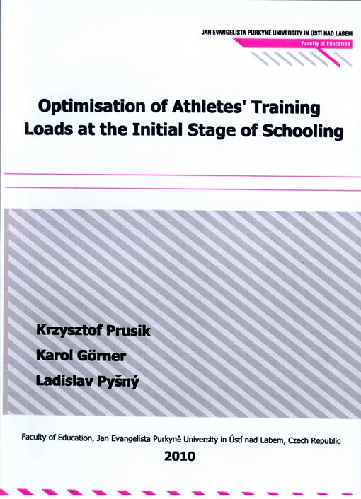 Optimisation of athletes' training loads at the initial stage of schooling