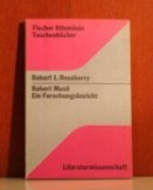 Robert Musil: Ein Forschungsbericht (Fischer Athenaum Taschenbucher ; 2703 ; Literaturwissenschaft) (German Edition)