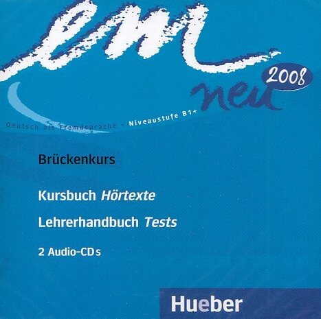 em neu 2008 Brückenkurs Audio-CDs - Dr. Michaela Perlmann-Balme, Jutta Orth-Chambah, Susanne Schwalb