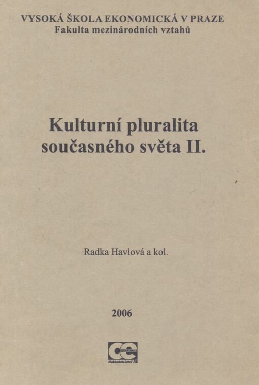 Kulturní pluralita současného světa II.