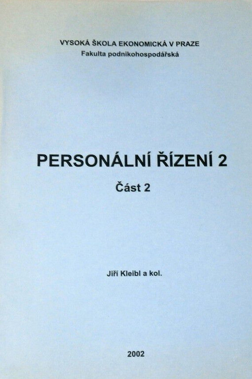 Personální řízení 2
