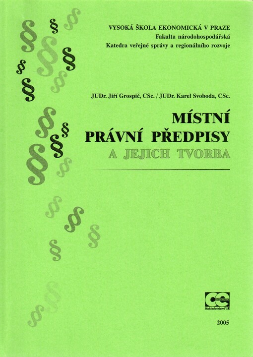 Místní právní předpisy a jejich tvorba