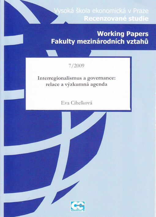 Interregionalismus a governance: relace a výzkumná agenda