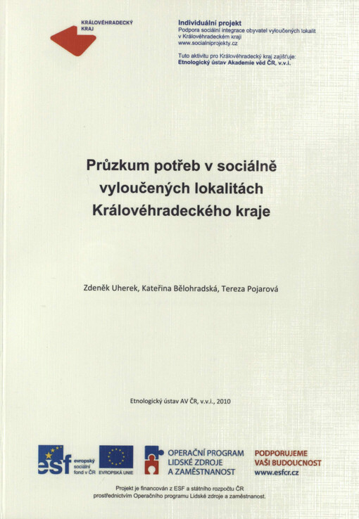 Průzkum potřeb v sociálně vyloučených lokalitách Královéhradeckého kraje
