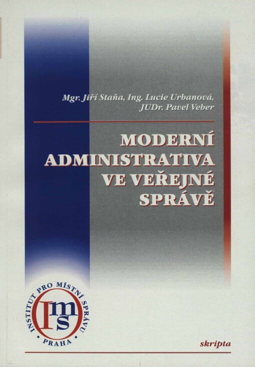 Moderní administrativa ve veřejné správě