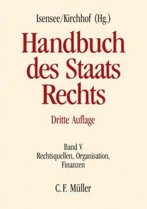 Handbuch des Staatsrechts der Bundesrepublik Deutschland, Bd. 5