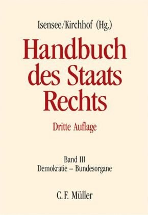 Handbuch des Staatsrechts der Bundesrepublik Deutschland, Bd. 3