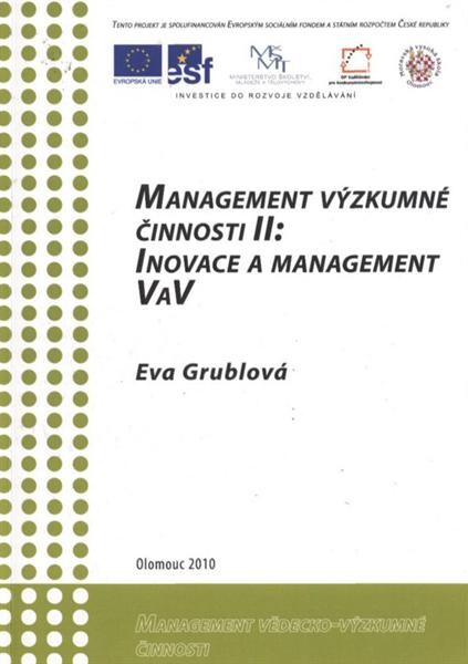 Management výzkumné činnosti II - inovace a management VaV 