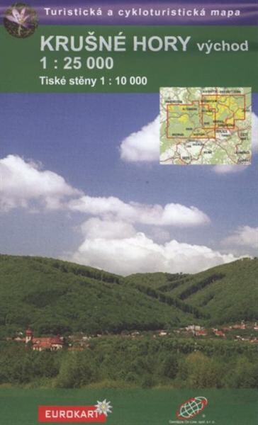 Krušné hory východ Erzgebirge ost : turistická a cykloturistická mapa 1:25 000