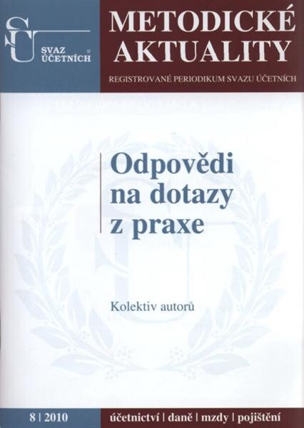Odpovědi na dotazy z praxe