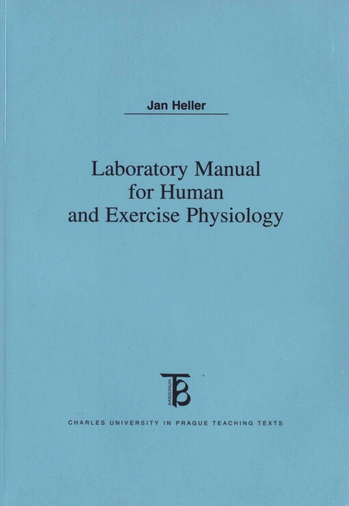 Laboratory manual for human and exercise physiology