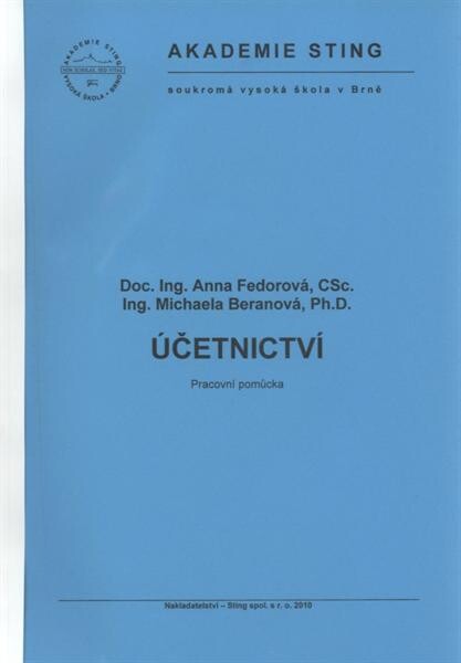 Účetnictví : pracovní pomůcka