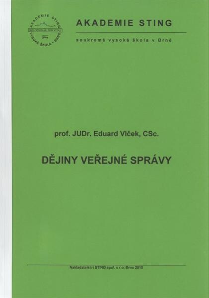 Dějiny veřejné správy