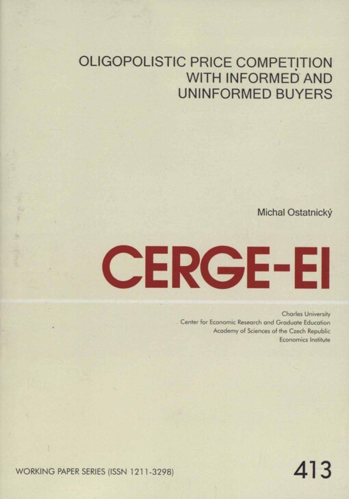 Oligopolistic price competition with informed and uninformed buyers