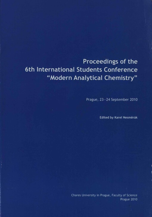 Proceedings of the 6th international student conference 