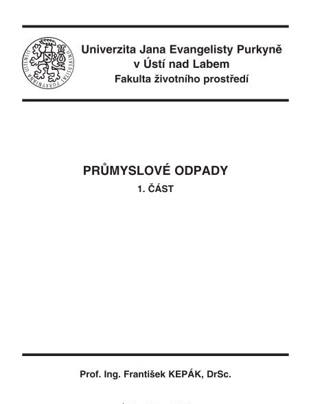 Průmyslové odpady