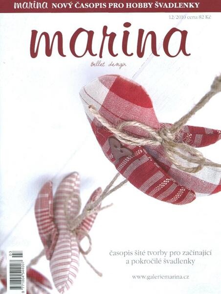 Marina : Bellet design : časopis šité tvorby pro začínající a pokročilé švadlenky