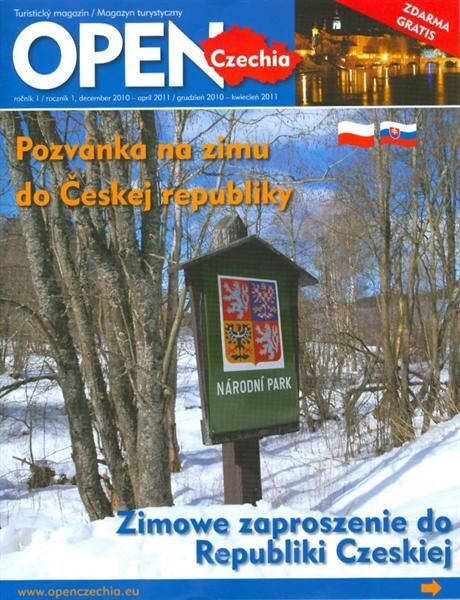 Open Czechia : turistický magazín = magazyn turystyczny