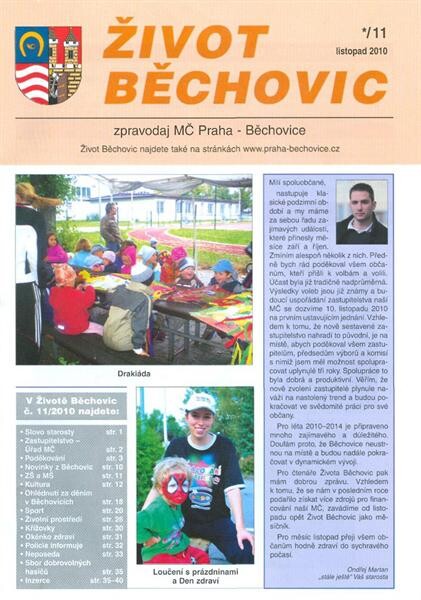 Život Běchovic : zpravodaj MČ Praha-Běchovice