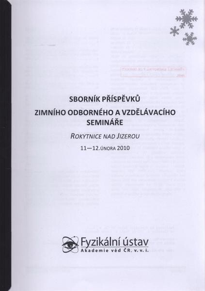 Sborník příspěvků Zimního odborného a vzdělávacího semináře : Rokytnice nad Jizerou, 11.-12. února 2010