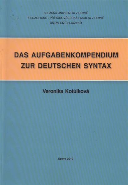 Das Aufgabenkompendium zur deutschen Syntax 