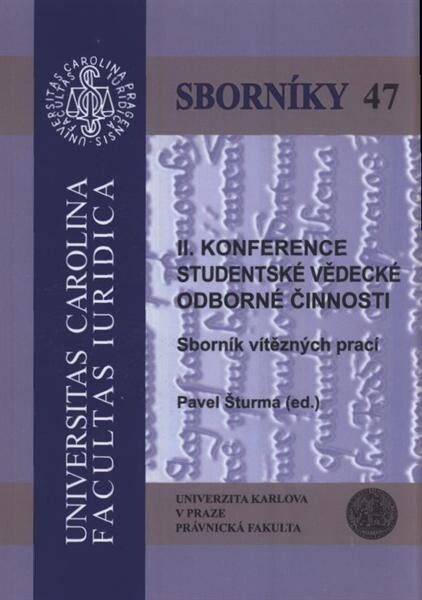 II. konference studentské vědecké odborné činnosti : sborník vítězných prací