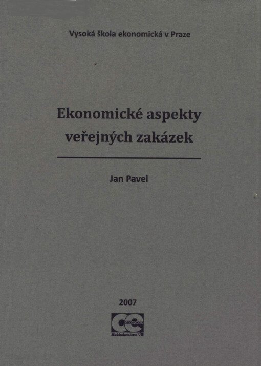 Ekonomické aspekty veřejných zakázek