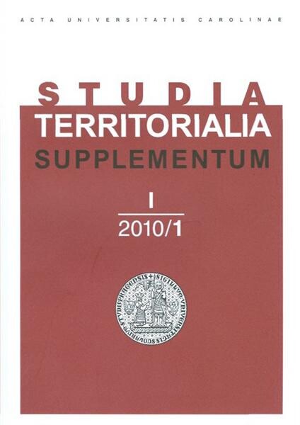 Acta Universitatis Carolinae. Studia territorialia. Supplementum