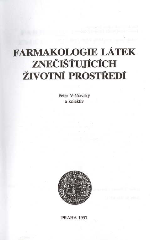 Farmakologie látek znečišťujících životní prostředí