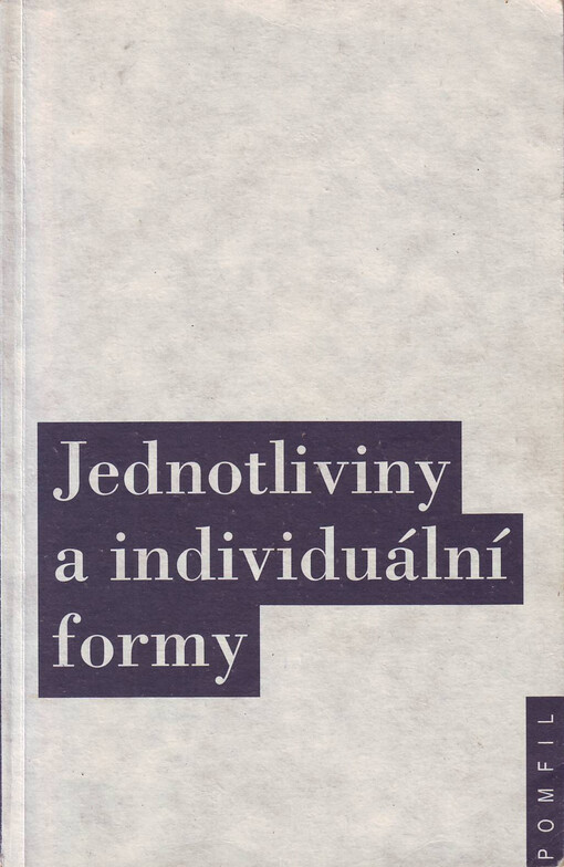 Jednotliviny a individuální formy
