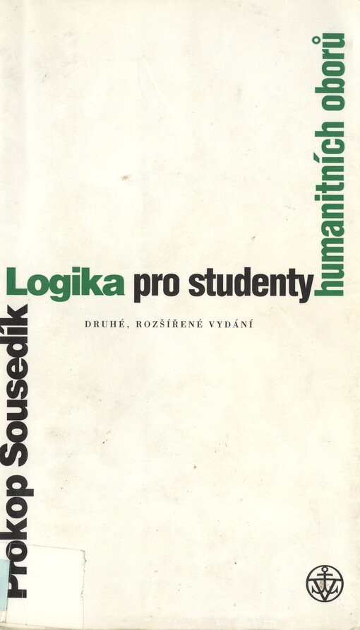 Logika pro studenty humanitních oborů, Vyd. 1.