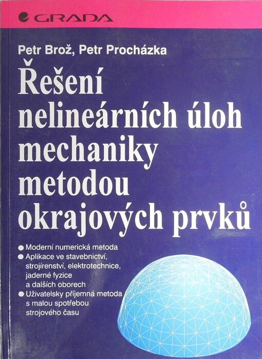Řešení nelineárních úloh mechaniky metodou okrajových prvků