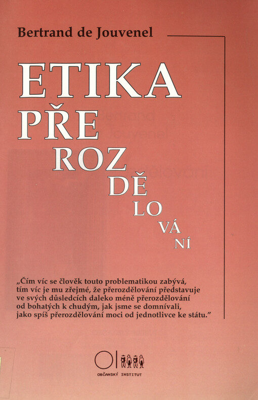 Etika přerozdělování