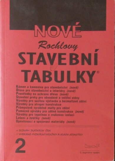 Nové Rochlovy stavební tabulky, Díl 2
