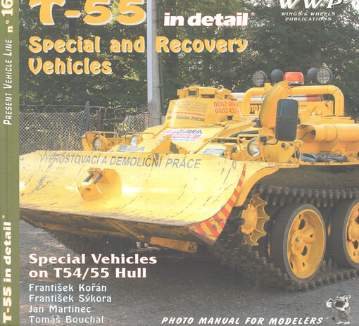 T-55 special vehicles in detail : MT-55, T-55-60M, T-55C, BS-55, BTS-2, VT-55, BTS-4ARV, ZS-55 and more variants on T-55 hull : photo manual for modelers