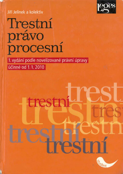 Trestní právo procesní