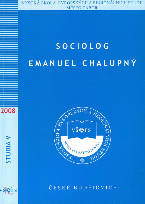 Sociolog Emanuel Chalupný