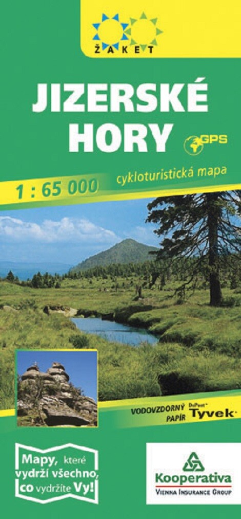 Jizerské hory cykloturistická mapa 1:65 000