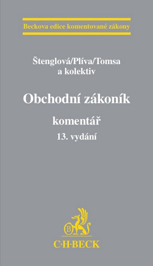 Obchodní zákoník : komentář